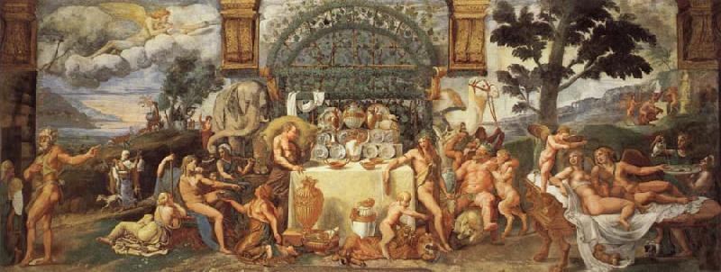 Wedding Feast of Cupid and Psyche, Giulio Romano